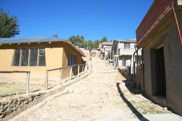 Het dorpje Yumani op Isla del Sol.