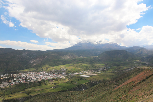 Panoramic view over Putre.