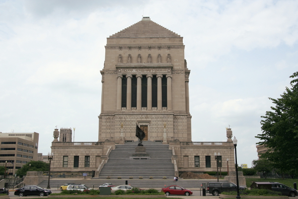 Indiana World War Memorial Plaza.