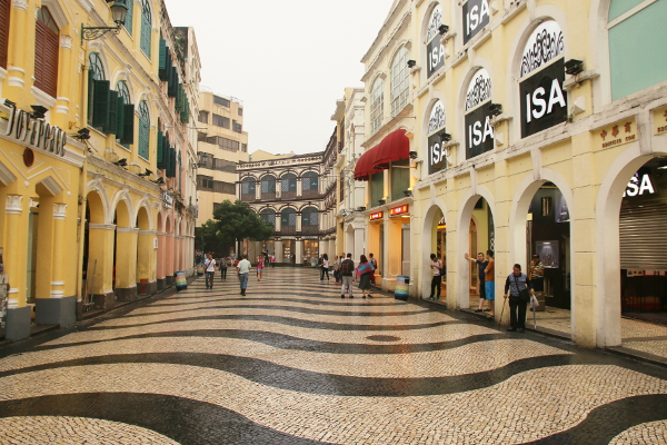 Historical center of Macau.