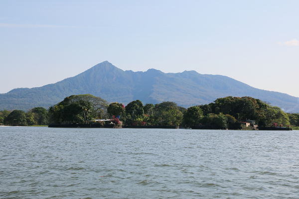 Panoramic view on the Mombacho Volcano.