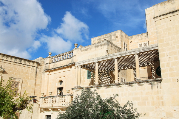 Historic building in Mdina.